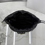 Dior Adiorable Mini Bucket Bag Black Lambskin 22x20x5.5cm - Unahubs - 4