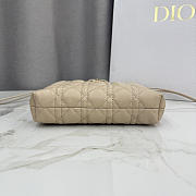 Dior Adiorable Mini Bucket Bag Beige Lambskin 22x20x5.5cm - Unahubs - 5