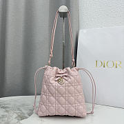 Dior Adiorable Mini Bucket Bag pink Lambskin 22x20x5.5cm - Unahubs - 1