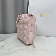 Dior Adiorable Mini Bucket Bag pink Lambskin 22x20x5.5cm - Unahubs - 3