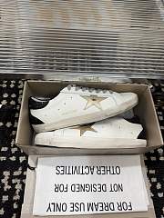 Golden Goose Super-Star with gold star and black  - 2