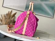 Louis Vuitton Keepall Bandoulière 45 pink 45x27x20cm - Unahubs - 4