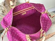 Louis Vuitton Keepall Bandoulière 45 pink 45x27x20cm - Unahubs - 3