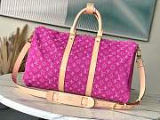 Louis Vuitton Keepall Bandoulière 45 pink 45x27x20cm - Unahubs - 2