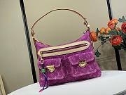 Louis Vuitton Baggy pink Denim 30x22x13cm - Unahubs - 1