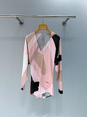 Pucci Abstract-Print Jumpsuit in Pink - 1