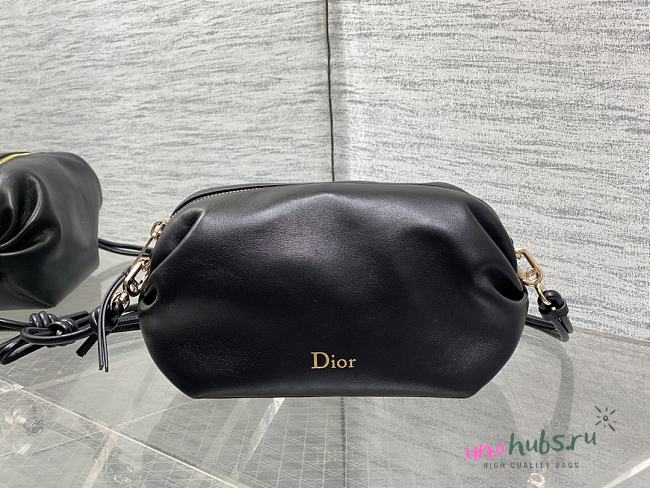Dior Bow Pouch black 20x11x8cm - 1