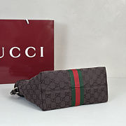 Gucci Giglio Small Tote Bag Brown 25x20x15cm - Unahubs - 4