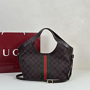 Gucci Giglio Small Tote Bag Brown 25x20x15cm - Unahubs - 3