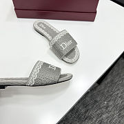 Dior Dentelle Slide Trianon Gray - 4