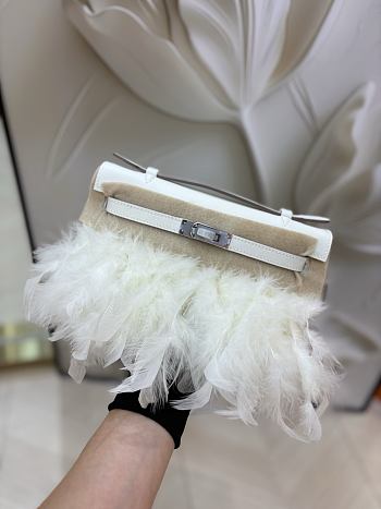 Hermes Kelly White Swift