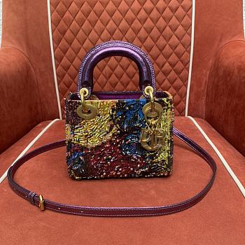 Dior Mini Lady Bag Multicolor 17cm