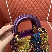 Dior Mini Lady Bag Multicolor 17cm - 4