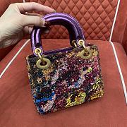 Dior Mini Lady Bag Multicolor 17cm - 3