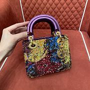 Dior Mini Lady Bag Multicolor 17cm - 2
