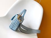Fendi Baguette Raffia Blue 27x6.5x15cm - Unahubs - 5