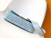 Fendi Baguette Raffia Blue 27x6.5x15cm - Unahubs - 4