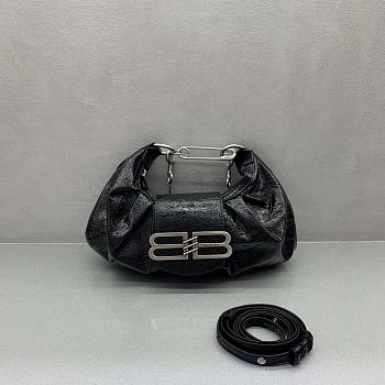 Balenciaga black Pamela 28x16x5cm
