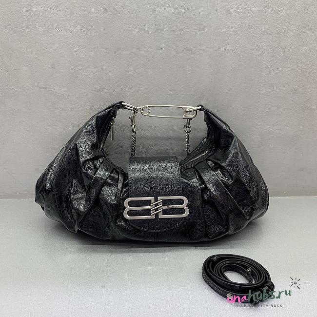 Balenciaga black Pamela 41x23x8cm - Unahubs - 1