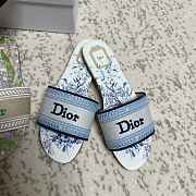 Dior Dway Slide White and Blue - 2