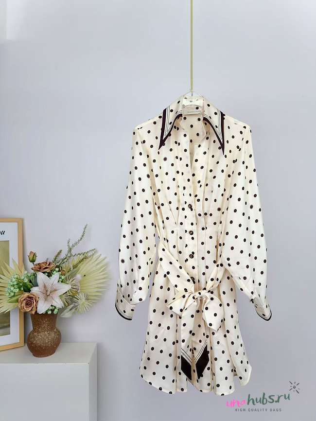 Zimmermann Dot Tuck Mini Dress - 1