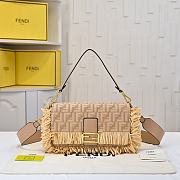 Fendi Mamma Baguette Beige 26.5x18x8.5cm - Unahubs - 1