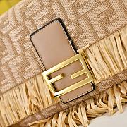Fendi Mamma Baguette Beige 26.5x18x8.5cm - Unahubs - 2