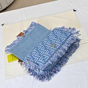Fendi Mamma Baguette Blue 26.5x18x8.5cm - Unahubs - 4