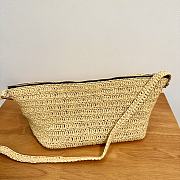 YSL Le Raffia Beige 23/26×14×14.5cm - 2