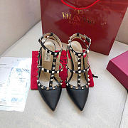 Valentino Rockstud Grainy Leather Ankle Strap Pump 100 Mm - 3
