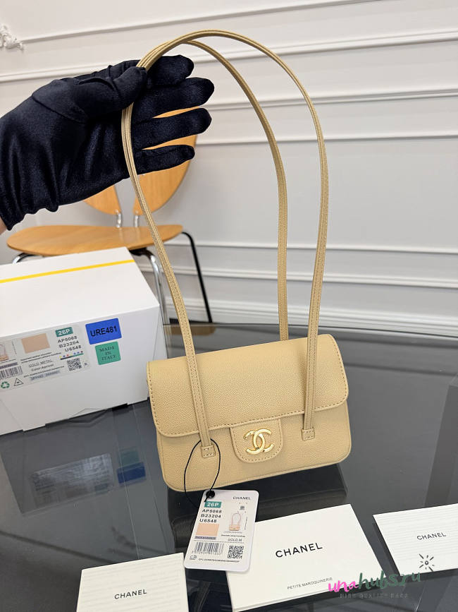 Chanel Mini Preppy beige Coco Handbag-17*5*11.4cm - 1