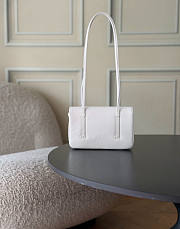 Chanel Mini Preppy white Coco Handbag-17*5*11.4cm - 4