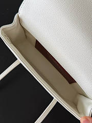 Chanel Mini Preppy white Coco Handbag-17*5*11.4cm - 2