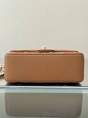 Chanel Mini Flap Bag Caramel Lambskin Gold 20cm - 4