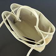 Bottega Veneta medium Andiamo Raffia White 32x24x12cm - 2