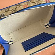 Gucci canvas leather-trimmed shoulder bag 22.5x14x7.5cm - 3