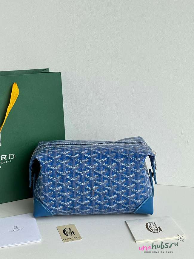 Goyard toiletry bag blue 24x13x12cm - 1