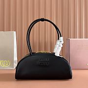Miu Miu Briarwood Beau Leather black Bag 30x13x13.5cm - 1