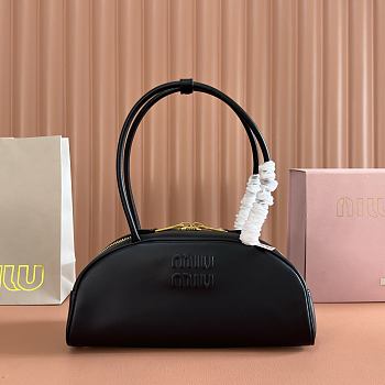Miu Miu Briarwood Beau Leather black Bag 30x13x13.5cm