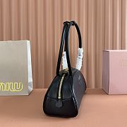 Miu Miu Briarwood Beau Leather black Bag 30x13x13.5cm - 5
