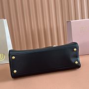 Miu Miu Briarwood Beau Leather black Bag 30x13x13.5cm - 4