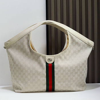 Gucci Giglio large tote bag white 60x47x16cm - Unahubs