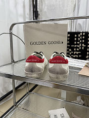 Golden Goose White Leather Super-Star Sneakers  - 4