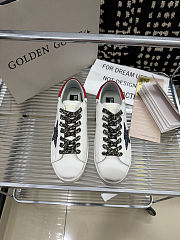 Golden Goose White Leather Super-Star Sneakers  - 3