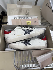 Golden Goose White Leather Super-Star Sneakers  - 2