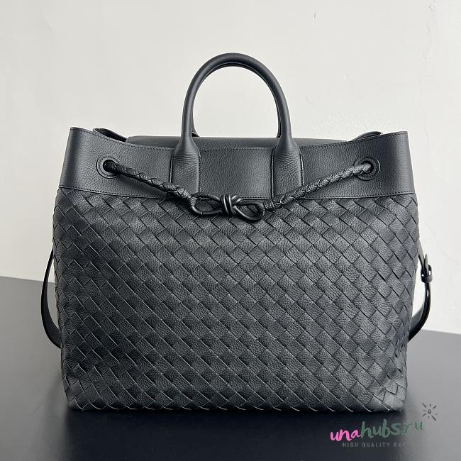 Bottega Veneta Andiamo Voyager full Black - 43x39x20cm - 1