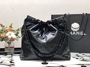 Chanel 22 Handbag Full Black 35x37x7cm - 1