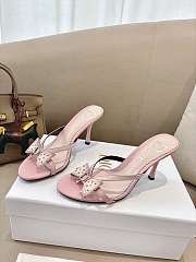 Dior Pink Kitten Heels 8.5cm - 2