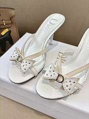 Dior white Kitten Heels 8.5cm - 3