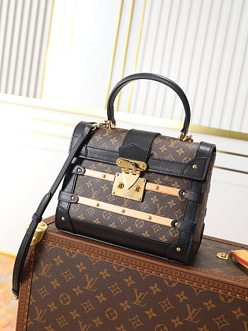 Louis Vuitton Trianon Monogram Wood PM Bag 21x18x11cm - Unahubs